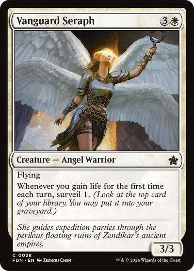 Vanguard Seraph (Foundations) Near Mint Foil