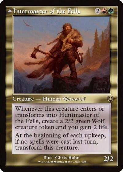 Huntmaster of the Fells (Retro Frame) (Innistrad Remastered) Light Play Foil