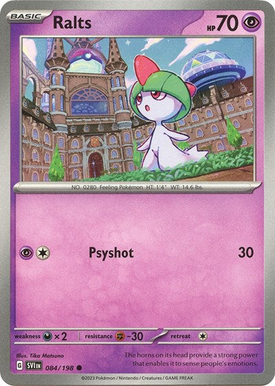 Ralts - 084 (Scarlet and Violet: Base Set) Light Play