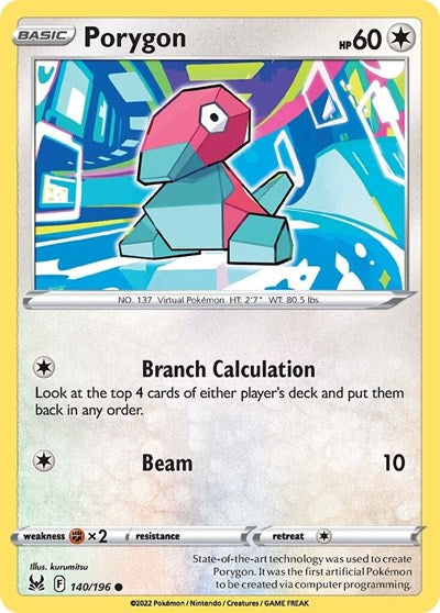 Porygon (SWSH11: Lost Origin) Light Play Reverse Holofoil