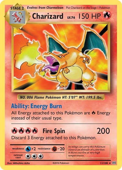 Charizard (XY - Evolutions) Medium Play Holofoil