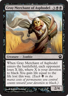 Gray Merchant of Asphodel (Theros) Light Play Foil