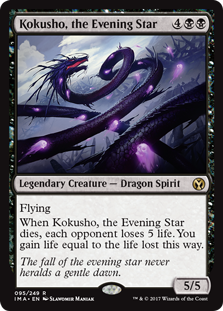 Kokusho, the Evening Star (Iconic Masters) Light Play Foil