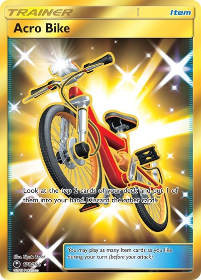 Acro Bike (Secret) (SM - Celestial Storm) Light Play Holofoil