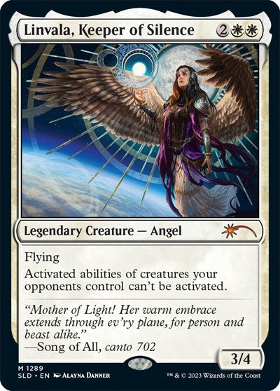 Linvala, Keeper of Silence (Secret Lair) Light Play