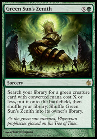 Green Sun's Zenith (Mirrodin Besieged) Light Play