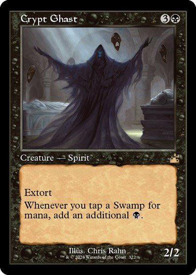 Crypt Ghast (Retro Frame) (Ravnica Remastered) Light Play Foil