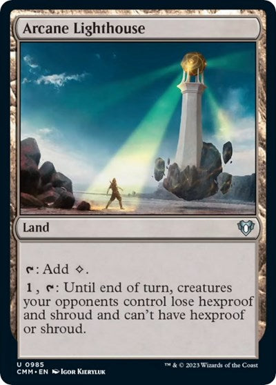 Arcane Lighthouse (Commander Masters) Light Play