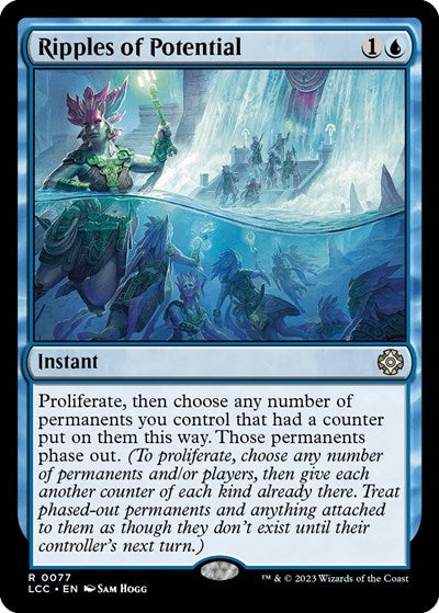 Ripples of Potential (Commander: The Lost Caverns of Ixalan) Light Play