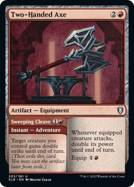 Two-Handed Axe (Commander Legends: Battle for Baldur's Gate) Light Play Foil