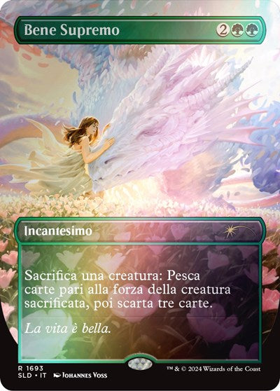 Greater Good (Italian) - Bene Supremo (Rainbow Foil) (Secret Lair) Light Play Foil