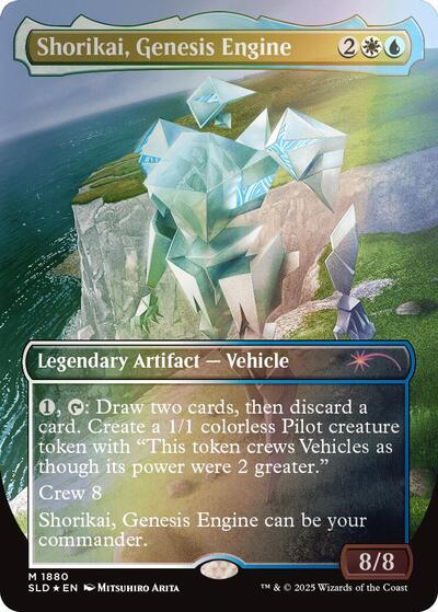 Shorikai, Genesis Engine (Rainbow Foil) (Secret Lair) Light Play Foil