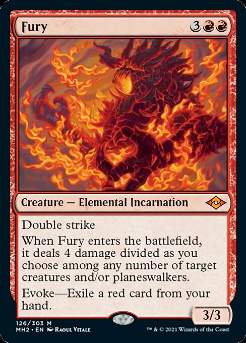 Fury (Modern Horizons 2) Light Play Foil