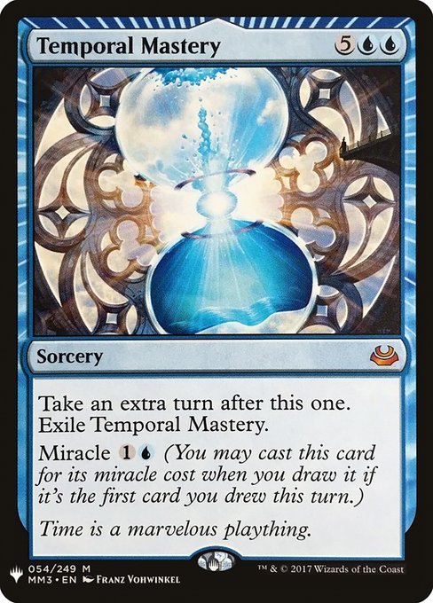 Temporal Mastery (Mystery Booster) Light Play