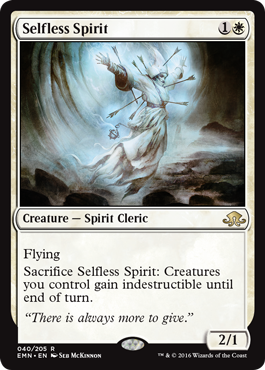 Selfless Spirit (Eldritch Moon) Light Play Foil