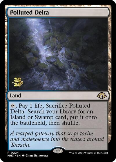 Polluted Delta (Promos: Prerelease Cards) Light Play Foil