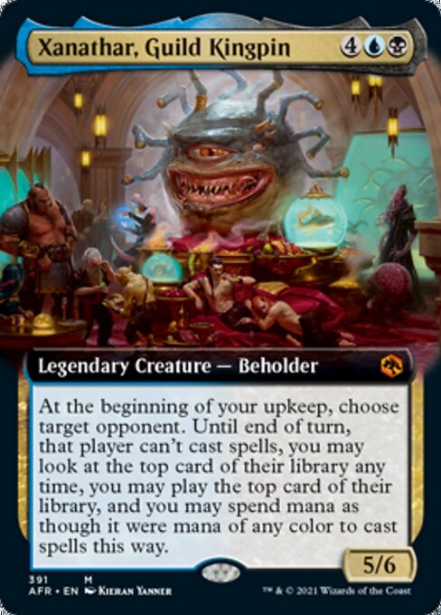 Xanathar, Guild Kingpin (Extended Art) (Adventures in the Forgotten Realms) Light Play Foil