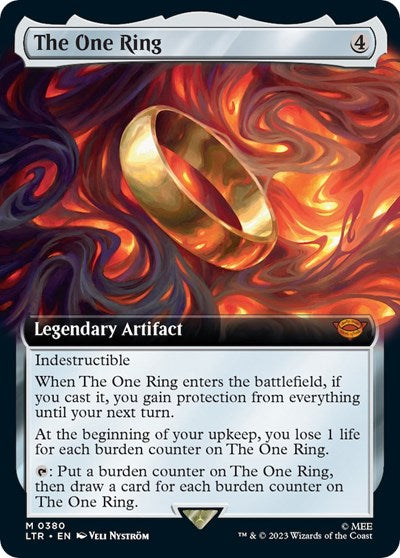 The One Ring (Extended Art) (Universes Beyond: The Lord of the Rings: Tales of Middle-earth) Light Play Foil