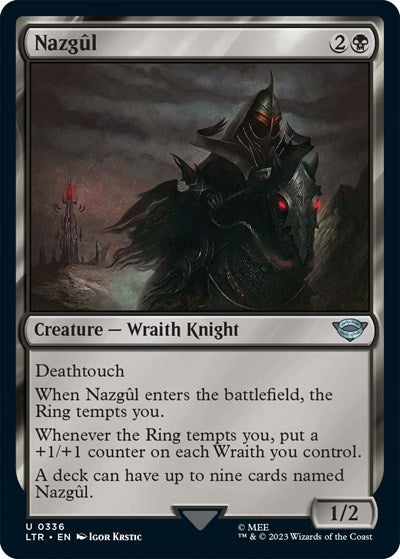 Nazgul (0336) (Universes Beyond: The Lord of the Rings: Tales of Middle-earth) Light Play Foil