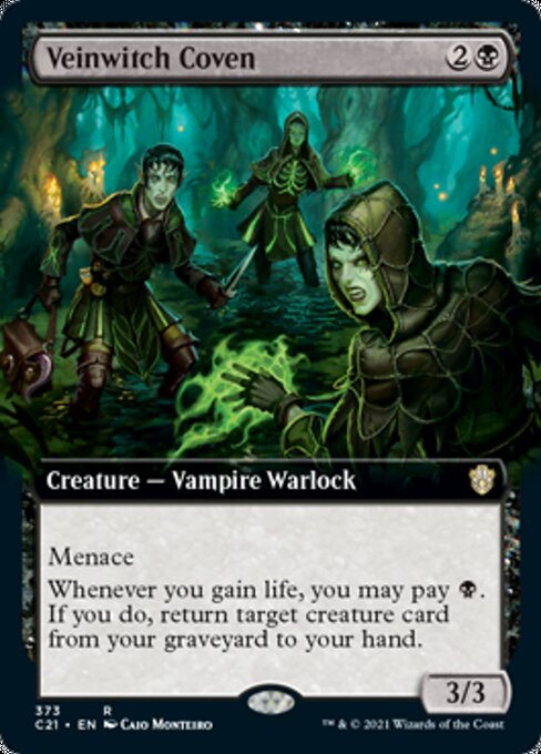 Veinwitch Coven (Extended Art) (Commander 2021 Strixhaven) Light Play