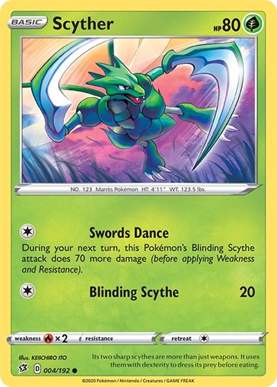 Scyther (SWSH02: Rebel Clash) Light Play