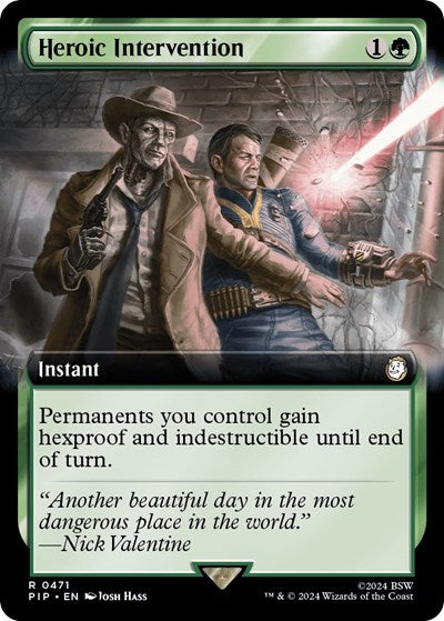 Heroic Intervention (Extended Art) (Universes Beyond: Fallout) Light Play