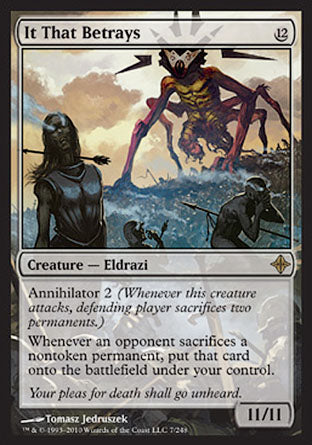 It That Betrays (Rise of the Eldrazi) Light Play