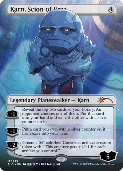 Karn, Scion of Urza (Secret Lair) Light Play