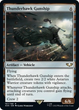 Thunderhawk Gunship (Universes Beyond: Warhammer 40K) Light Play