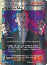 Giovanni's Scheme (Full Art) (XY - BREAKthrough) Light Play Holofoil