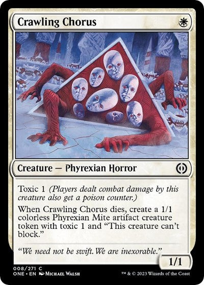 Crawling Chorus (Phyrexia: All Will Be One) Light Play