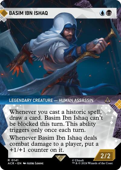 Basim Ibn Ishaq (Showcase) (Universes Beyond: Assassin's Creed) Light Play Foil