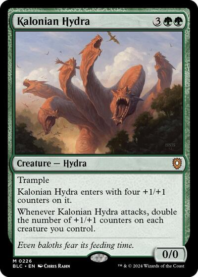 Kalonian Hydra (Commander: Bloomburrow) Light Play