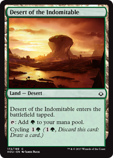 Desert of the Indomitable (Hour of Devastation) Light Play Foil