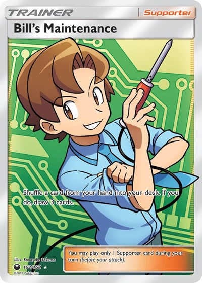 Bill's Maintenance (Full Art) (SM - Celestial Storm) Light Play Holofoil