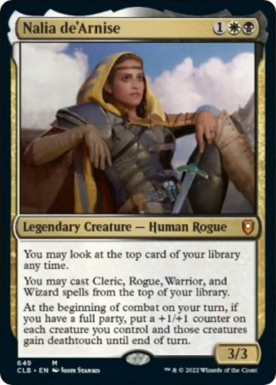 Nalia de'Arnise (Commander Legends: Battle for Baldur's Gate) Light Play Foil