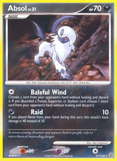 Absol (Secret Wonders) Light Play