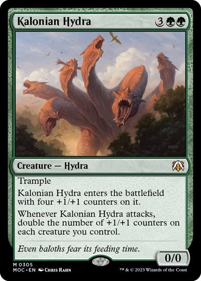 Kalonian Hydra (Commander: March of the Machine) Light Play