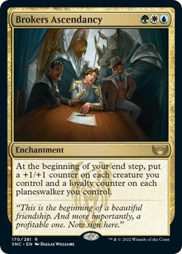 Brokers Ascendancy (Streets of New Capenna) Light Play Foil