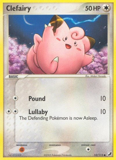 Clefairy (Unseen Forces) Medium Play