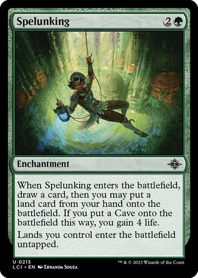 Spelunking (The Lost Caverns of Ixalan) Light Play