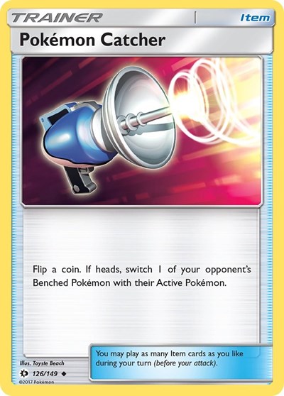 Pokemon Catcher (SM Base Set) Light Play