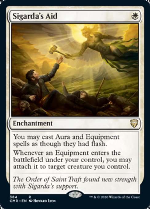 Sigarda's Aid (Commander 2020 Commander Legends) Light Play