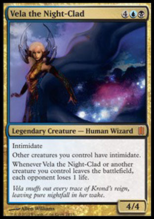 Vela the Night-Clad (Commander's Arsenal) Light Play Foil