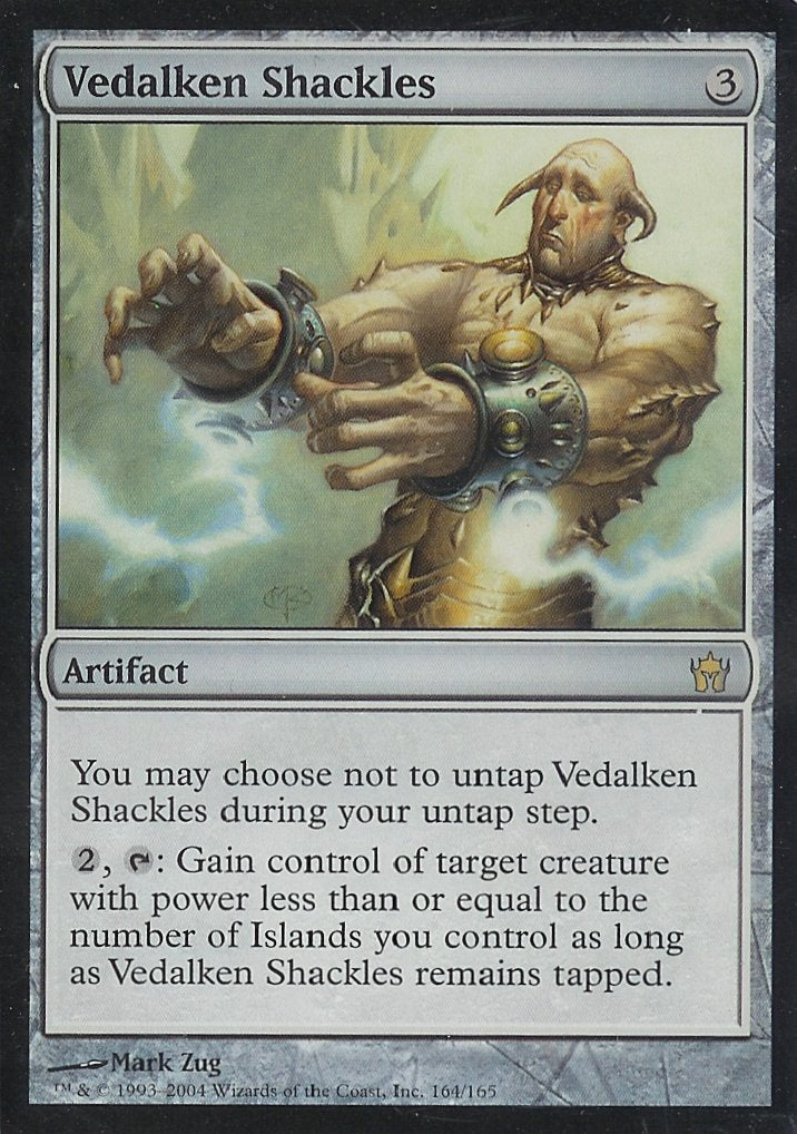 Vedalken Shackles (Fifth Dawn) Light Play