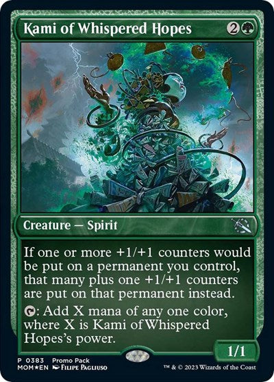 Kami of Whispered Hopes (Promo Pack: March of the Machine) Light Play Foil