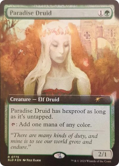 Paradise Druid (Extended Art) (Secret Lair) Light Play Foil