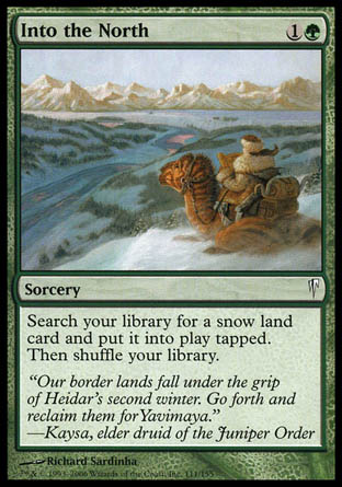 Into the North (Coldsnap) Light Play Foil