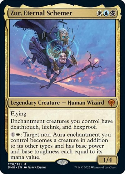 Zur, Eternal Schemer (Dominaria United) Light Play