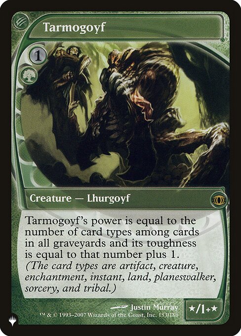 Tarmogoyf (The List) Light Play